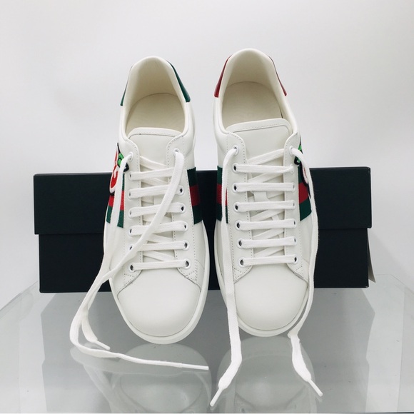 Gucci Ace GG Apple 611376 DOPEO 9064 Sneakers Size G UK 7.5 US 8 regular - Picture 13 of 16